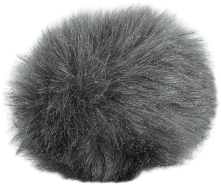 Fell Pompon MINI mit Druckknopf von Woolly Hugs