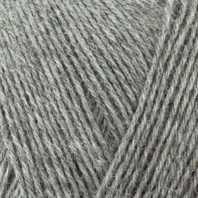 Sockenwolle uni - 4-fach 0093 - grau melange