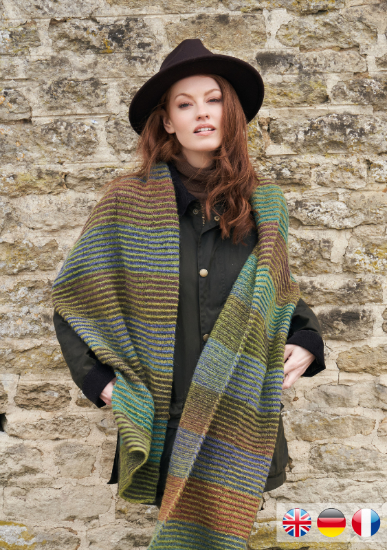Schultertuch Corinthian | Einzelanleitung | Stricken | Martin Storey