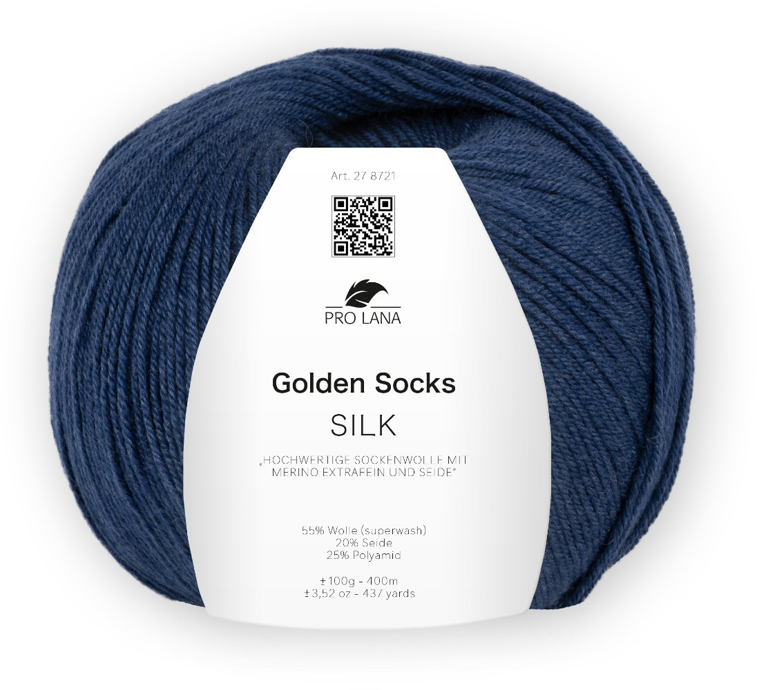 Silk Golden Socks - 4-fach Sockenwolle von Pro Lana