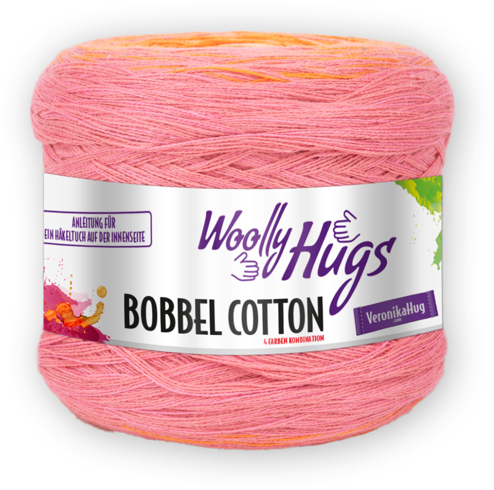 BOBBEL cotton 800m von Woolly Hugs