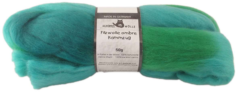 Filzwolle Ombre Kammzug