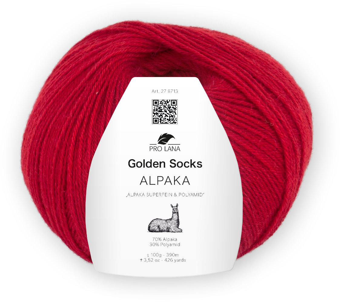Alpaka Golden Socks - 4-fach Sockenwolle von Pro Lana