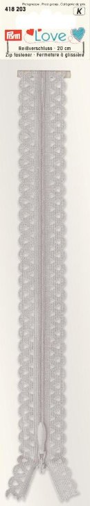 Reißverschluss Love deko 20 cm von prym