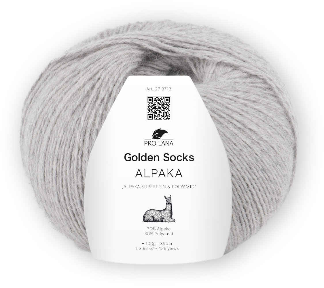 Alpaka Golden Socks - 4-fach Sockenwolle von Pro Lana