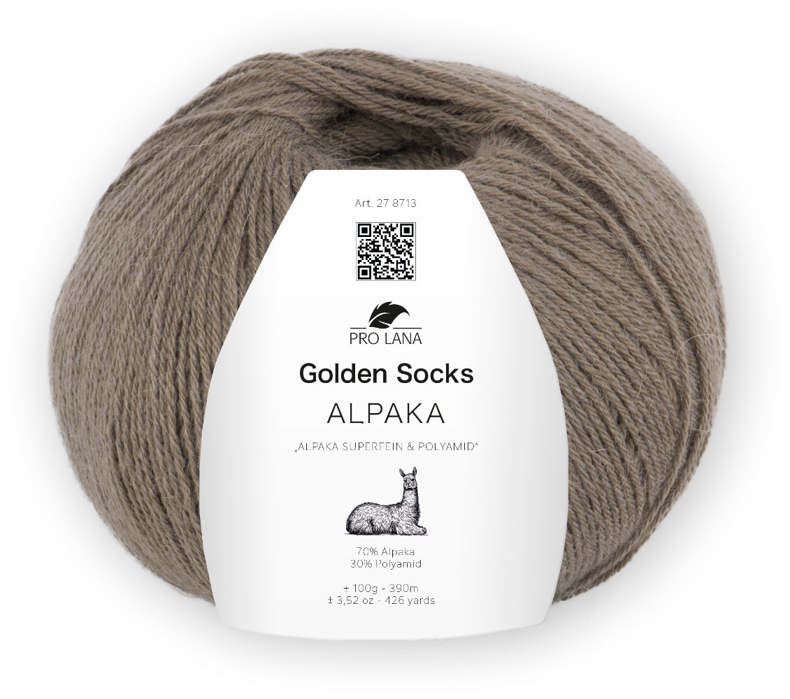 Alpaka Golden Socks - 4-fach Sockenwolle von Pro Lana