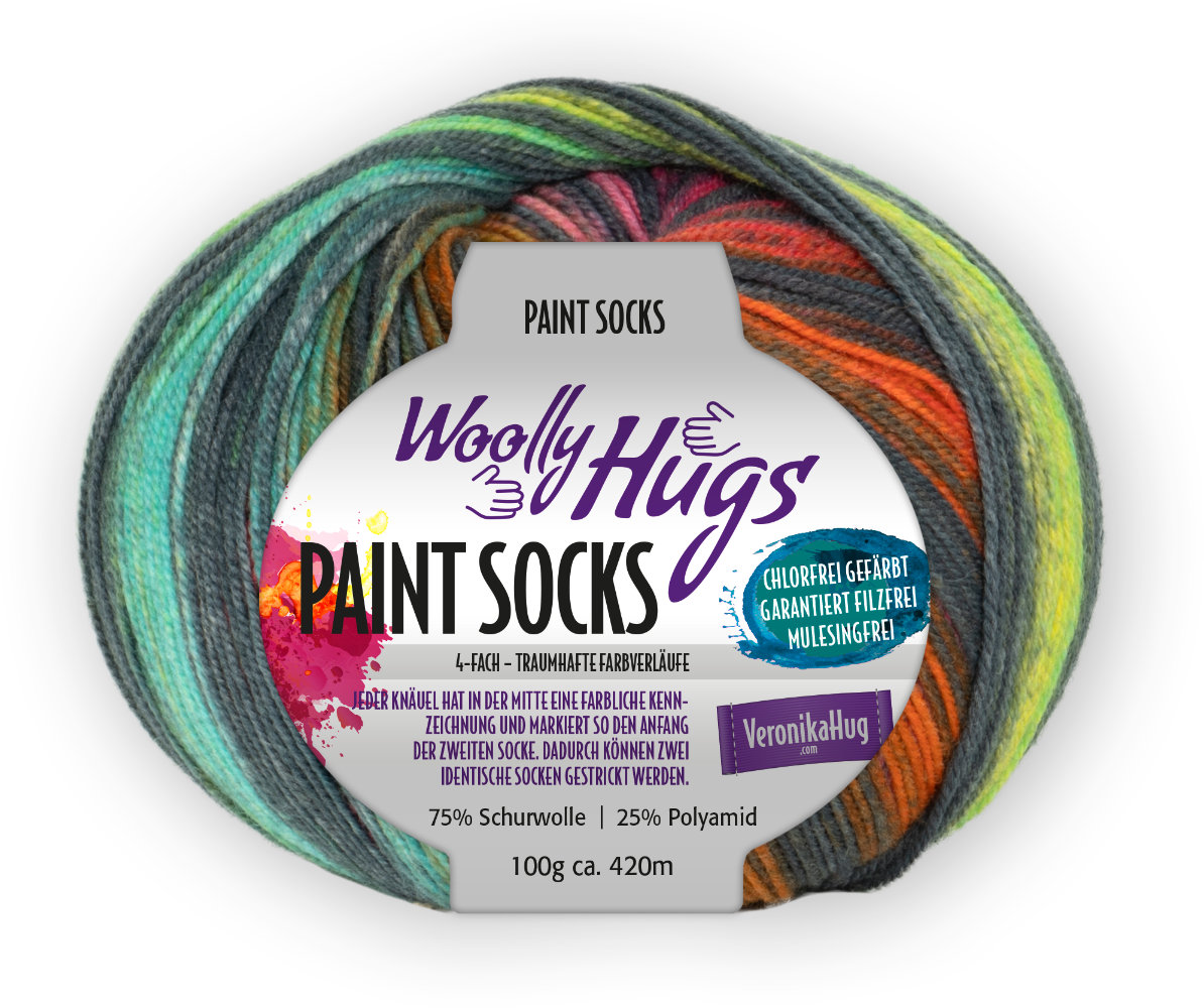 Paint Socks von Woolly Hugs