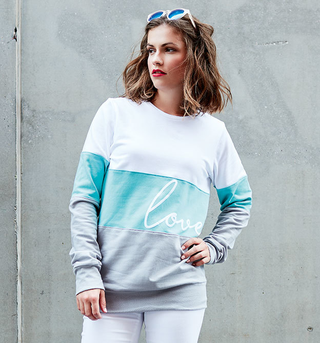 Athleisure - It-pieces aus Jersey, Sweat & Co. nähen. Mit Styleguide. In den Größen 34 - 46. Mit Schnittmusterbogen. Über 150 Designbeispiele. Mit Plottermotiven