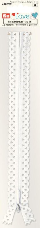 Reißverschluss Love deko 20 cm von prym