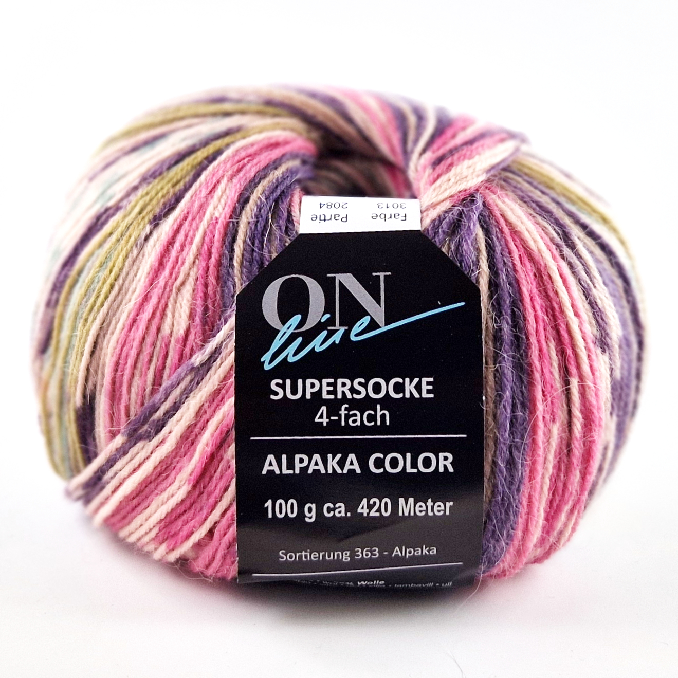 Supersocke Alpaka Color 4-fach von ONline