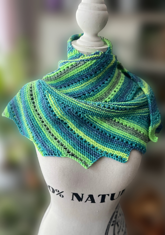 Tuch Mochica | Einzelanleitung | Wolle Timona Linie 110 Design Color  | Stricken | Sylvie Rasch