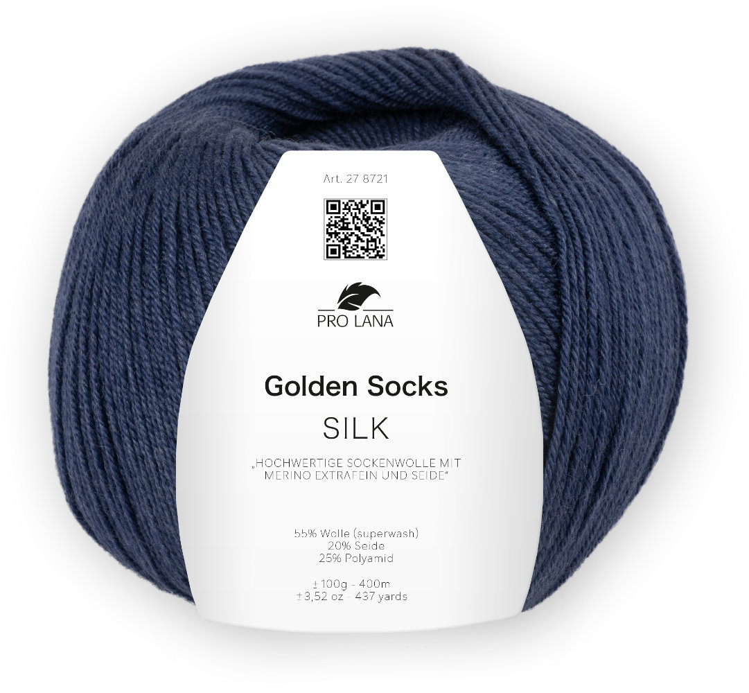 Silk Golden Socks - 4-fach Sockenwolle von Pro Lana
