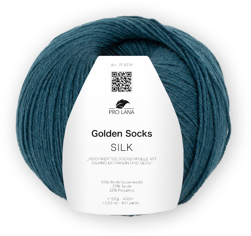 Silk Golden Socks - 4-fach Sockenwolle von Pro Lana