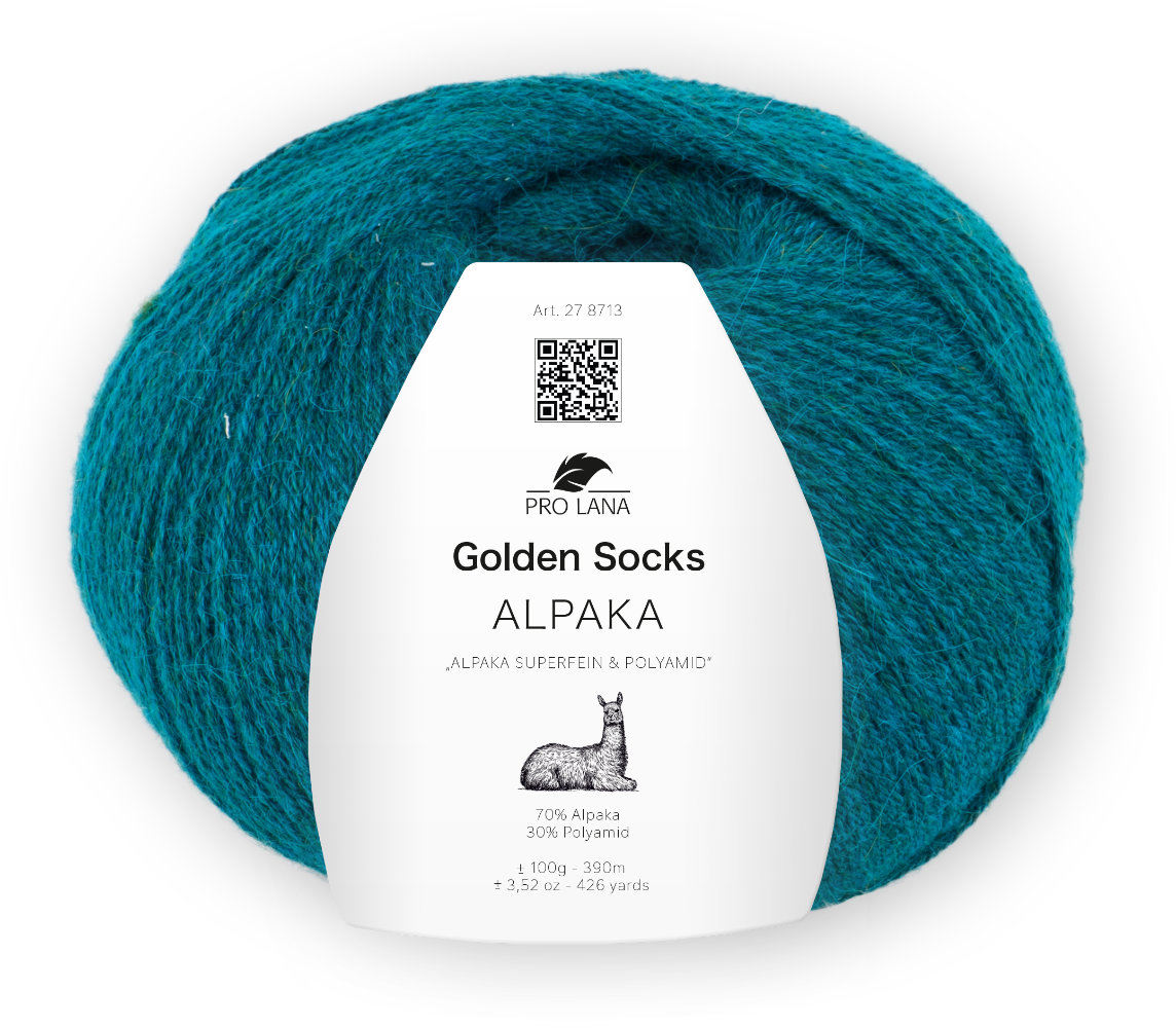 Alpaka Golden Socks - 4-fach Sockenwolle von Pro Lana