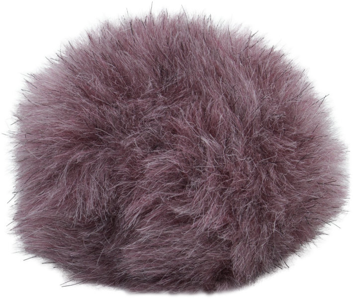 Fell Pompon MINI mit Druckknopf von Woolly Hugs