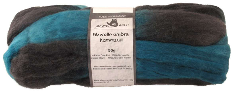 Filzwolle Ombre Kammzug