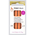 Wollnadeln Pony Black