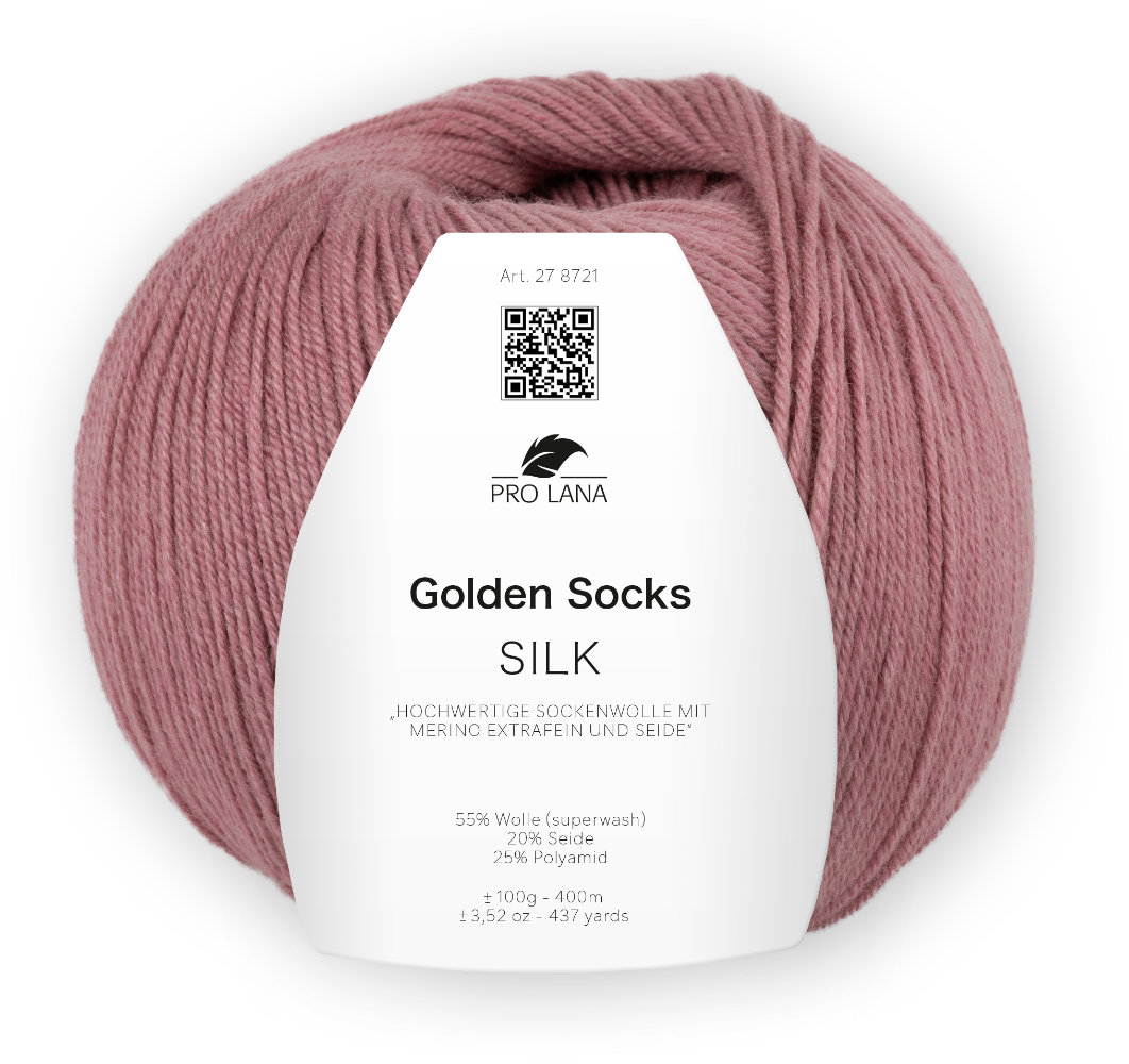 Silk Golden Socks - 4-fach Sockenwolle von Pro Lana