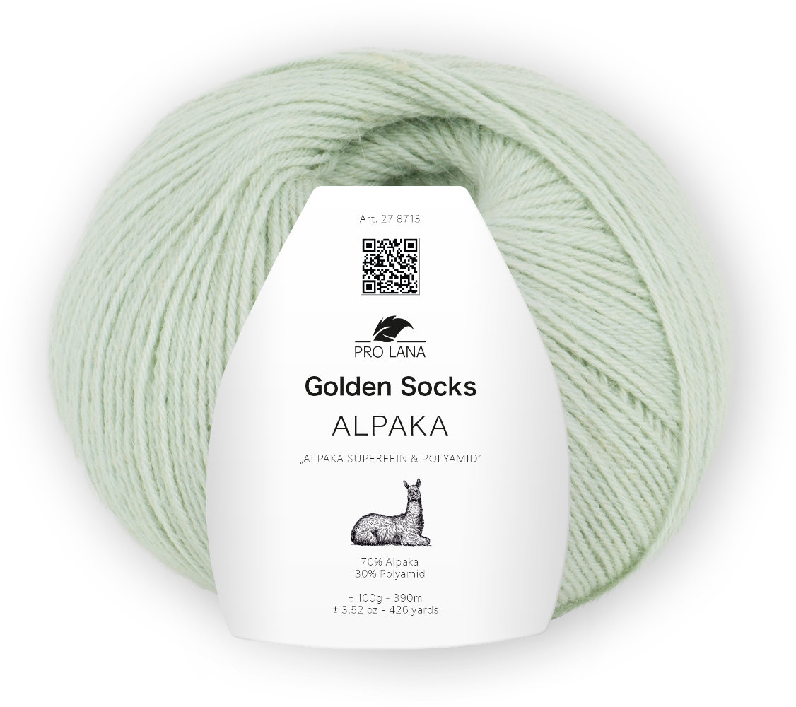 Alpaka Golden Socks - 4-fach Sockenwolle von Pro Lana