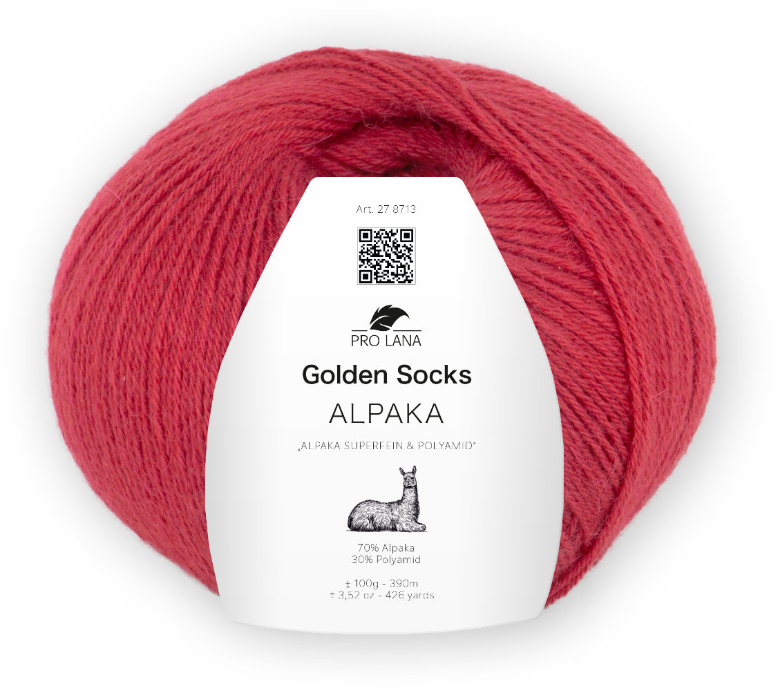 Alpaka Golden Socks - 4-fach Sockenwolle von Pro Lana