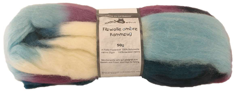 Filzwolle Ombre Kammzug