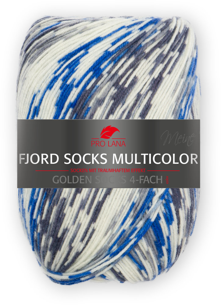 Fjord Socks Multicolor - 4-fach Sockenwolle von Pro Lana