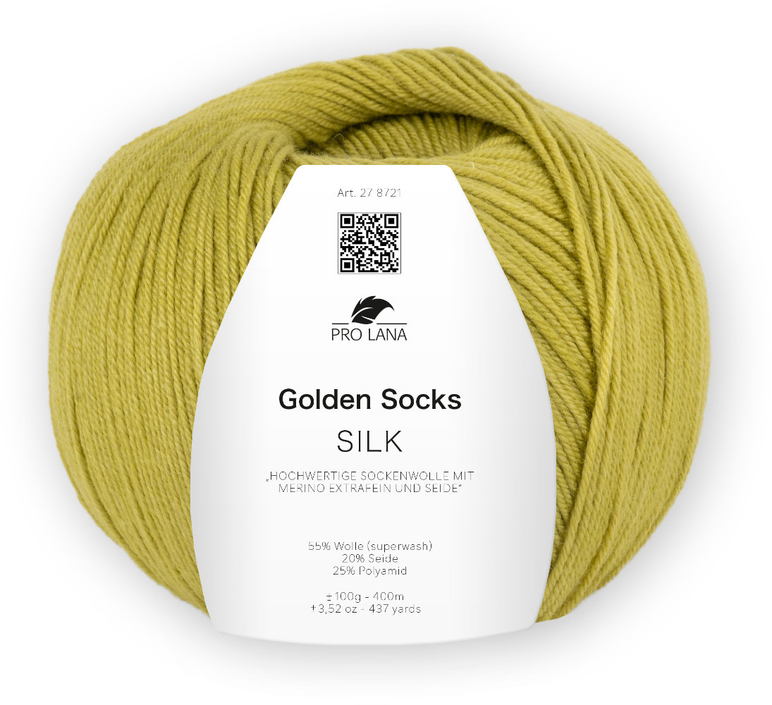 Silk Golden Socks - 4-fach Sockenwolle von Pro Lana