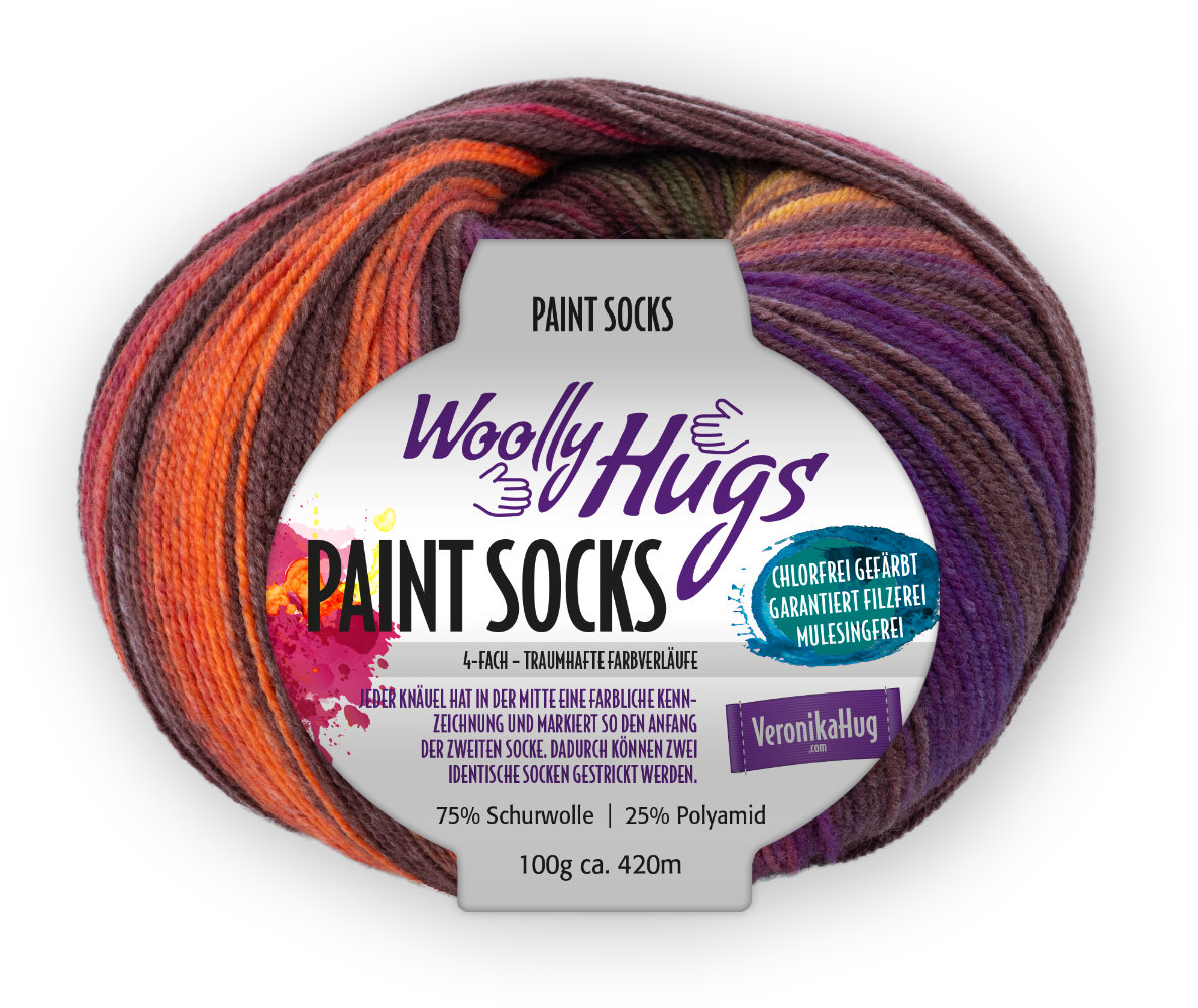 Paint Socks von Woolly Hugs