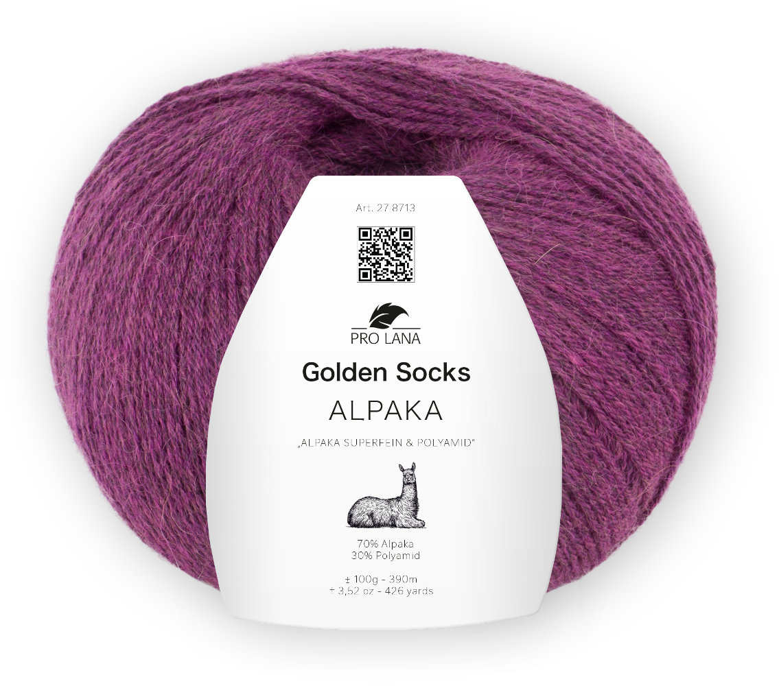 Alpaka Golden Socks - 4-fach Sockenwolle von Pro Lana