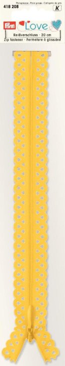 Reißverschluss Love deko 20 cm von prym