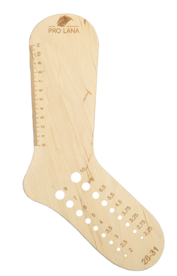 Sockenspanner aus Holz 28-31