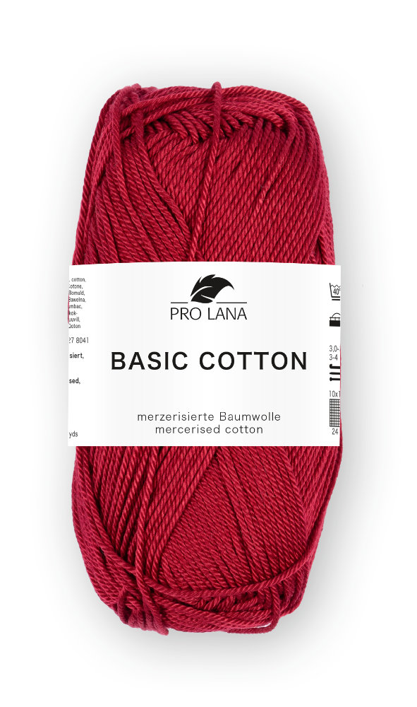 Basic Cotton 0038 - weinrot