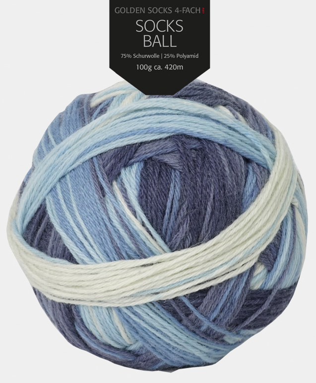 Golden Socks Ball - 4-fach Sockenwolle von Pro Lana