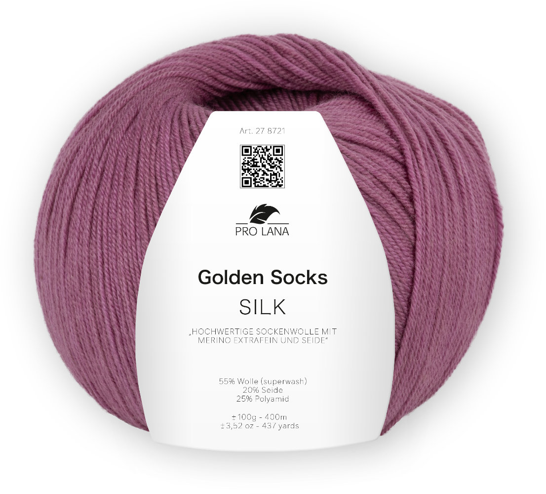 Silk Golden Socks - 4-fach Sockenwolle von Pro Lana