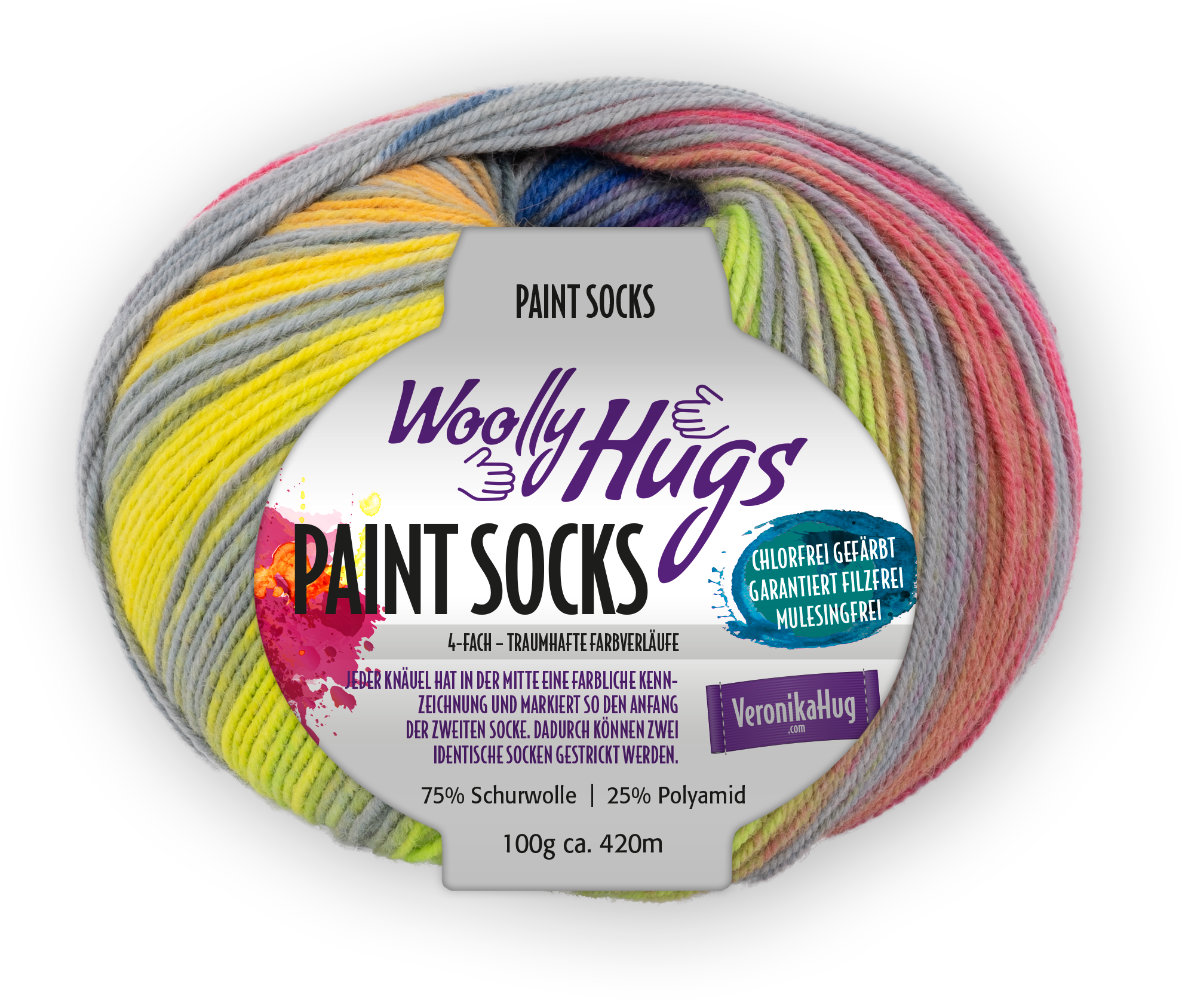 Paint Socks von Woolly Hugs