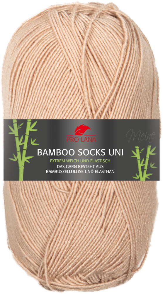 Bamboo Socks Uni 4-fach 100 g von Pro Lana