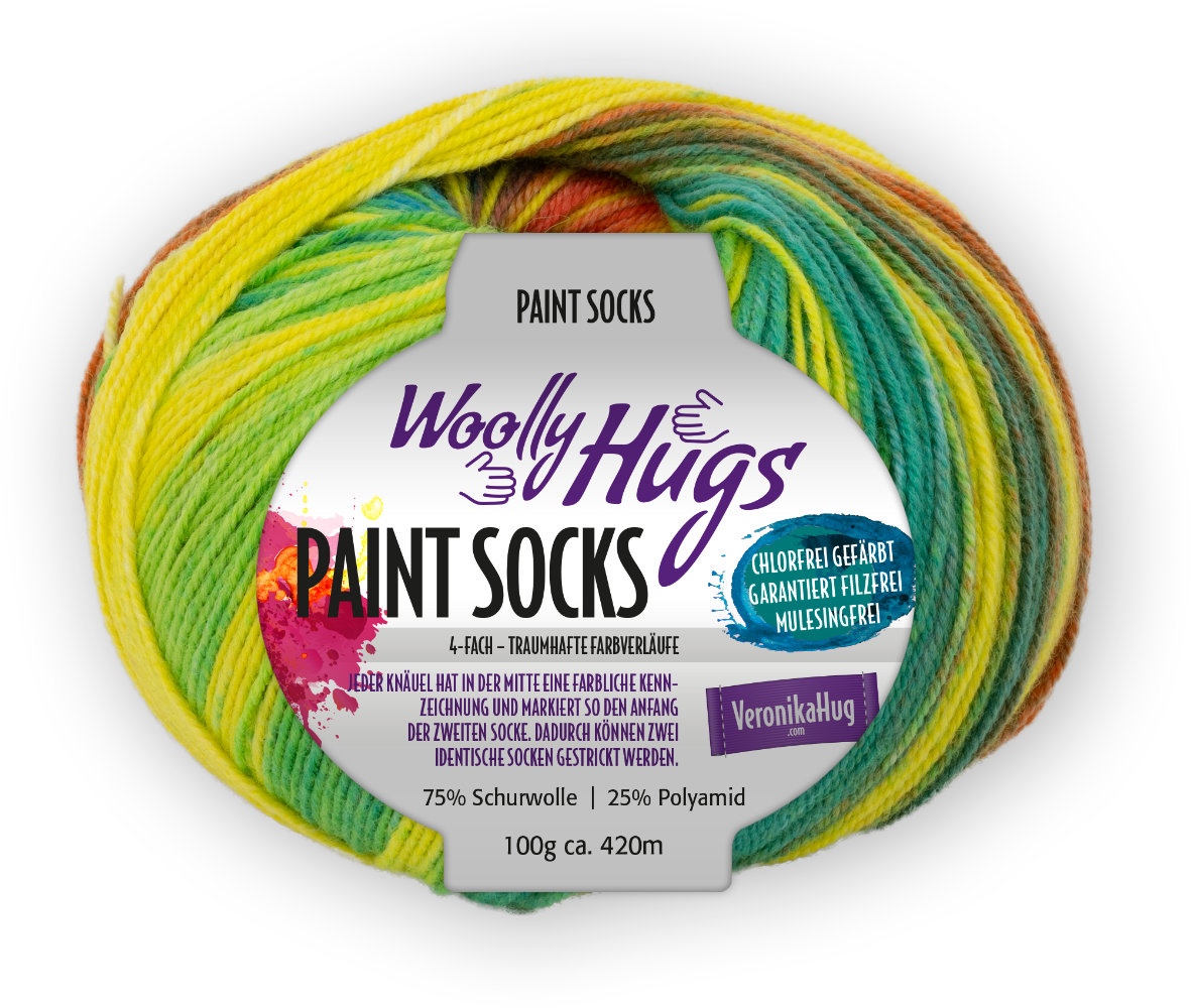 Paint Socks von Woolly Hugs