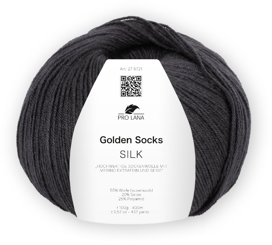 Silk Golden Socks - 4-fach Sockenwolle von Pro Lana