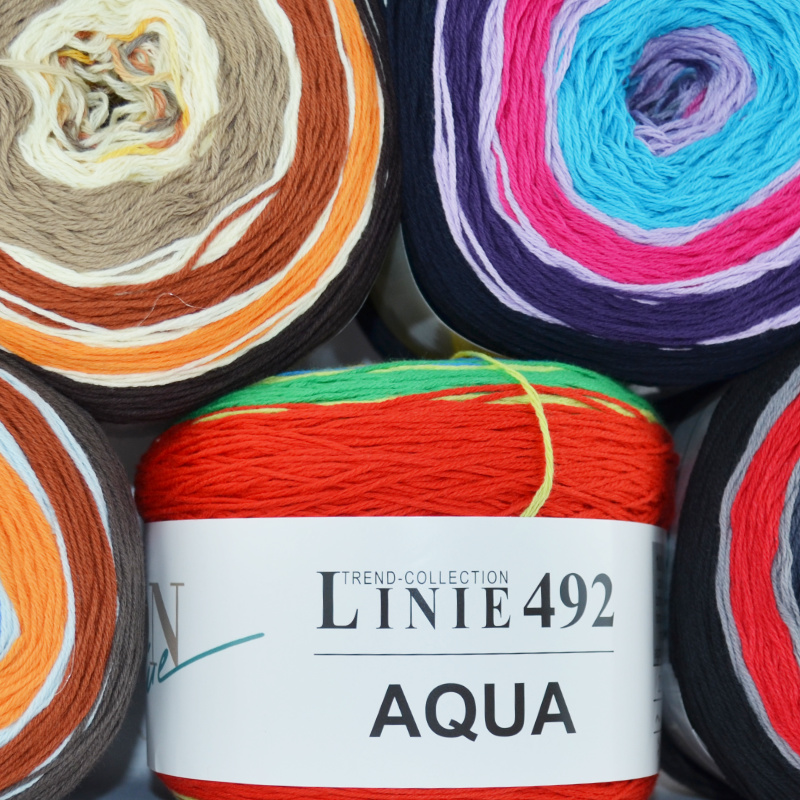 Aqua Linie 492 von ONline 0105 - braun / orange / beige