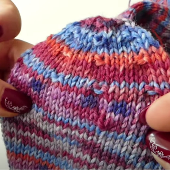 Sternchenspitze - Trio | Anleitung | Wolle Supersocke 100 Linie 3 Color 4-fach  | Stricken | Sylvie Rasch