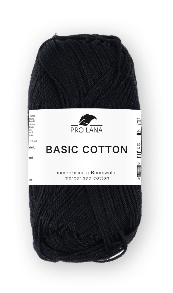 Basic Cotton 0099 - schwarz