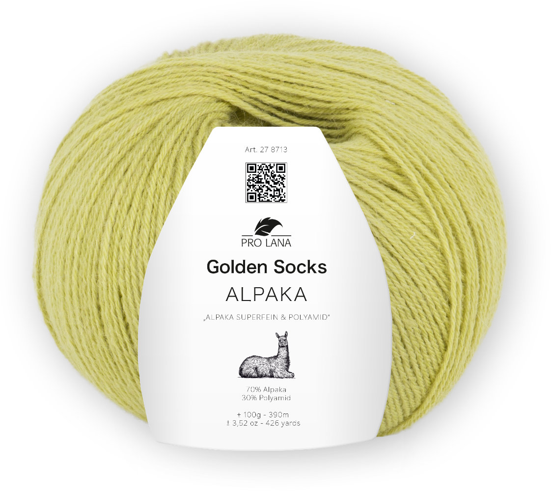 Alpaka Golden Socks - 4-fach Sockenwolle von Pro Lana