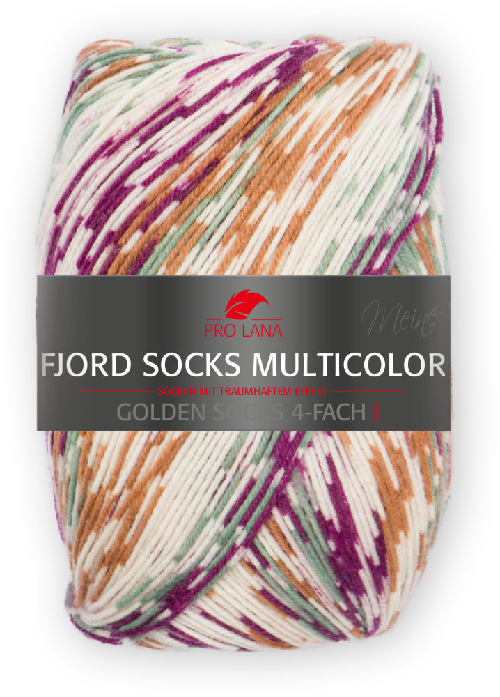 Fjord Socks Multicolor - 4-fach Sockenwolle von Pro Lana