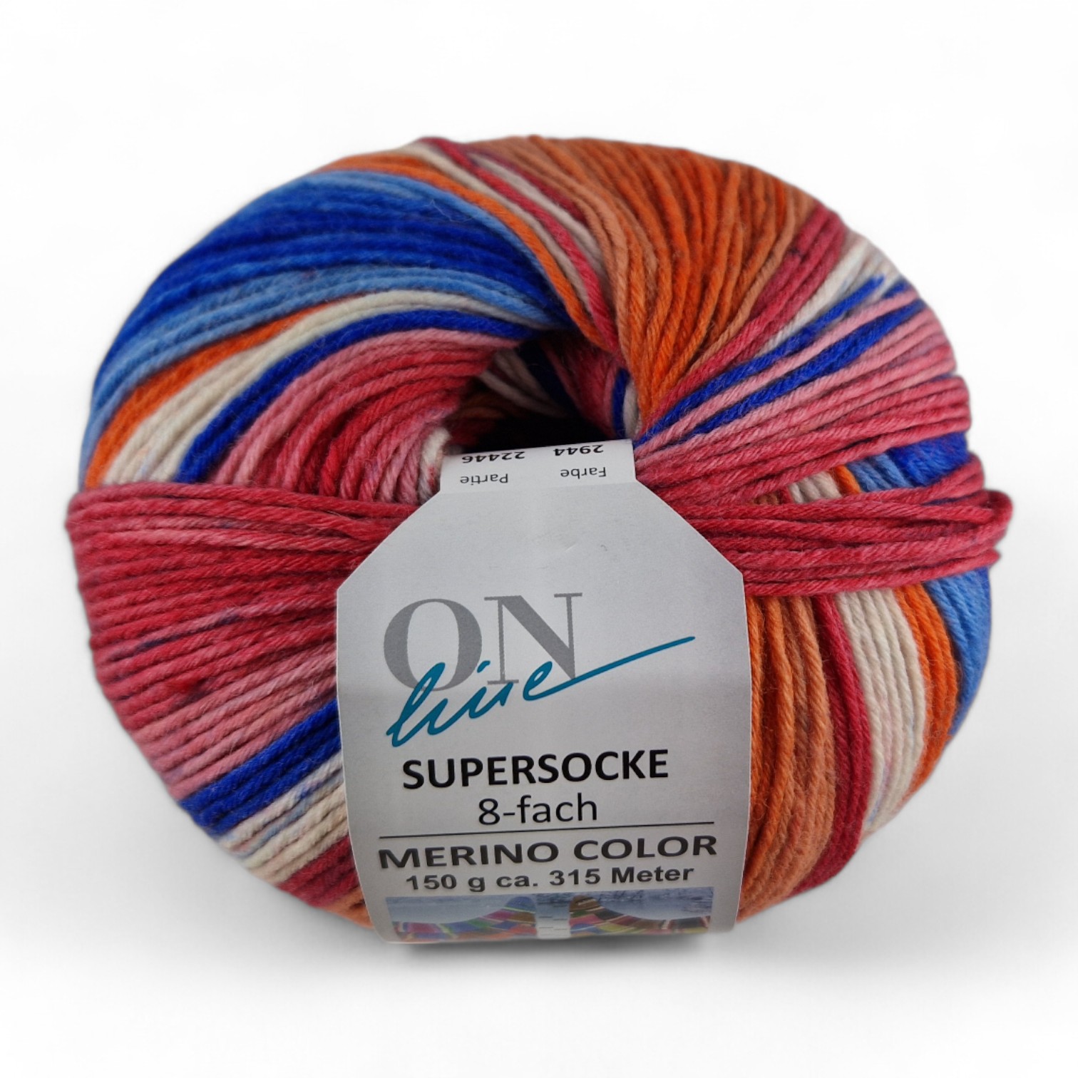 Supersocke 8-fach Merino Sort. 353 Color von ONline