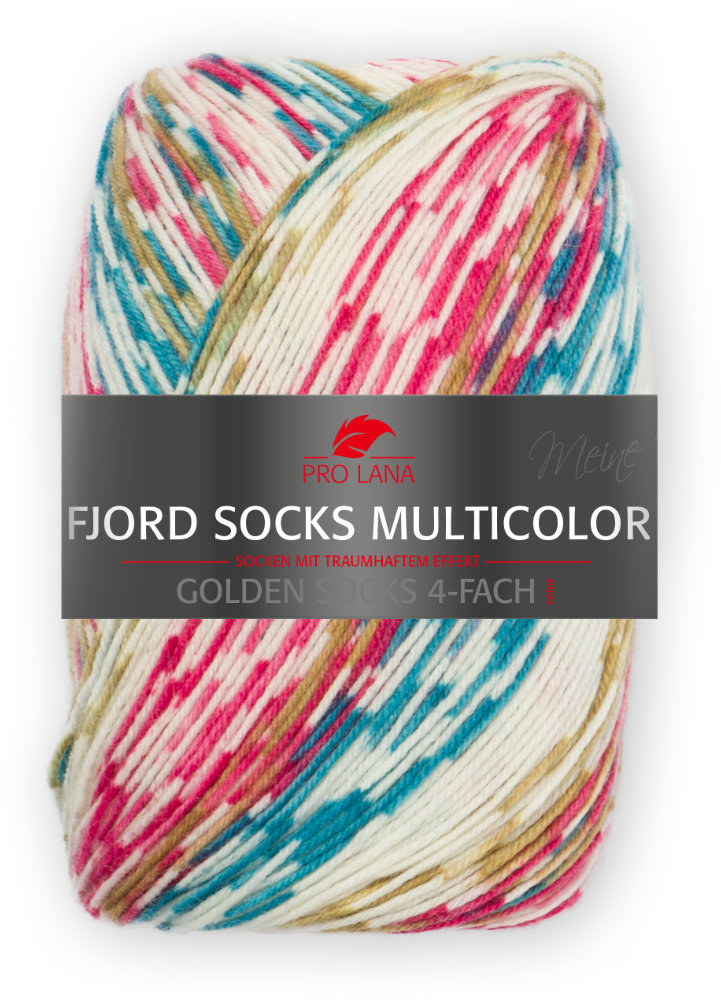 Fjord Socks Multicolor - 4-fach Sockenwolle von Pro Lana