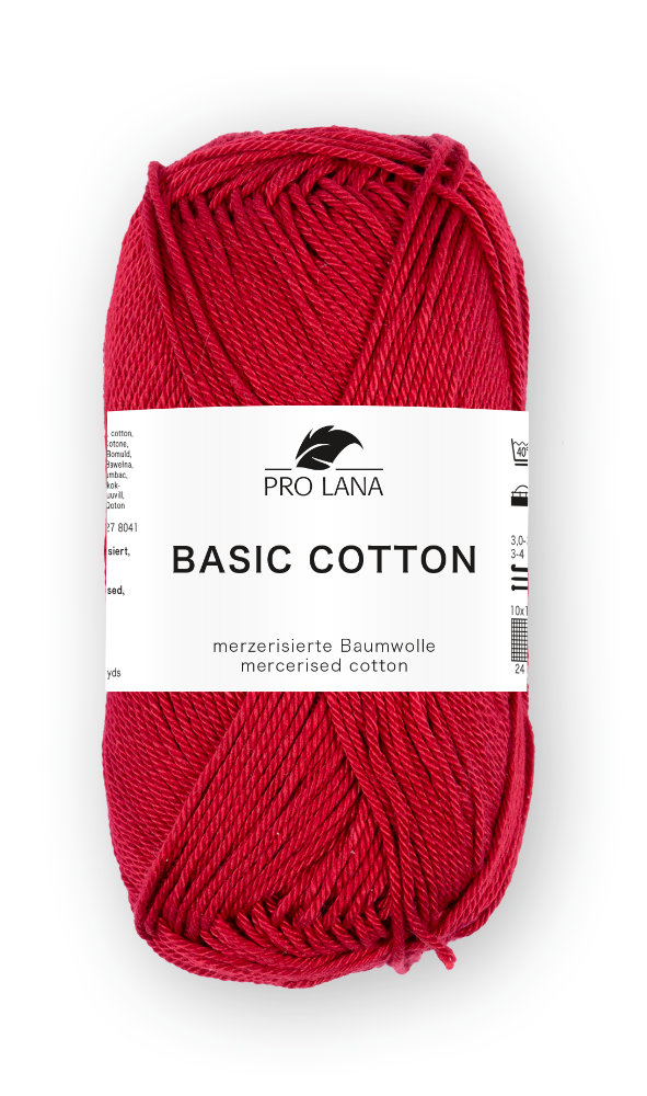 Basic Cotton 0030 - rubinrot