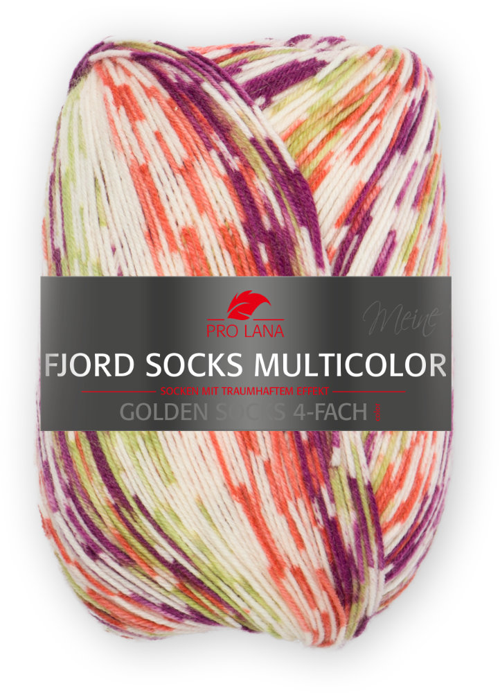 Fjord Socks Multicolor - 4-fach Sockenwolle von Pro Lana