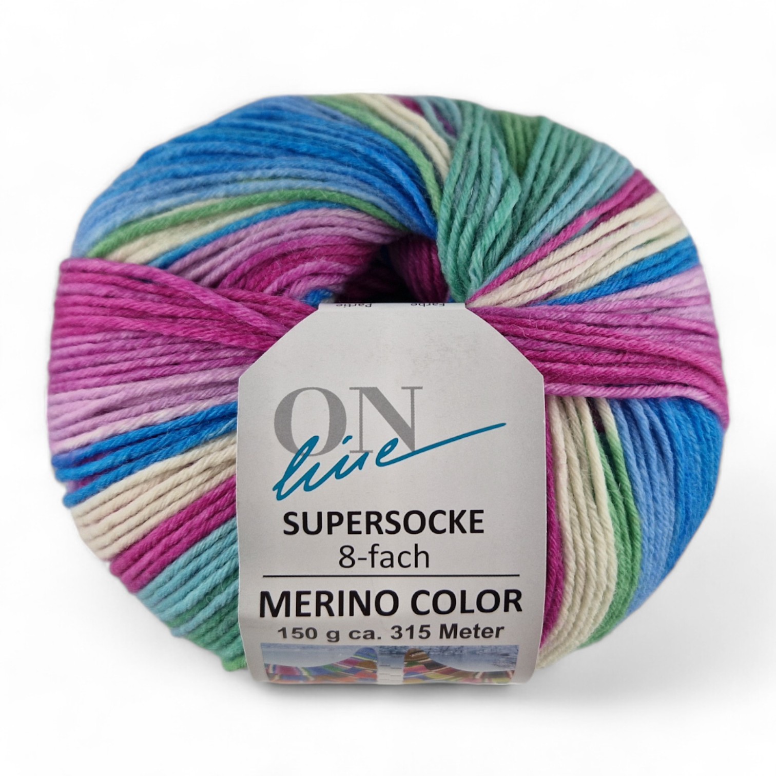Supersocke 8-fach Merino Sort. 353 Color von ONline