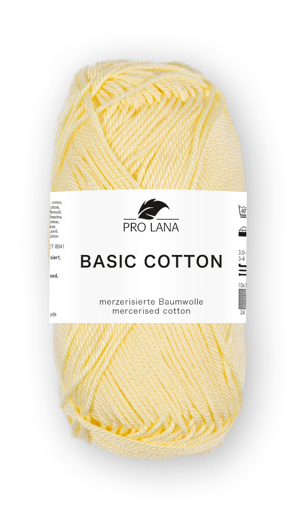 Basic Cotton 0021 - zartgelb