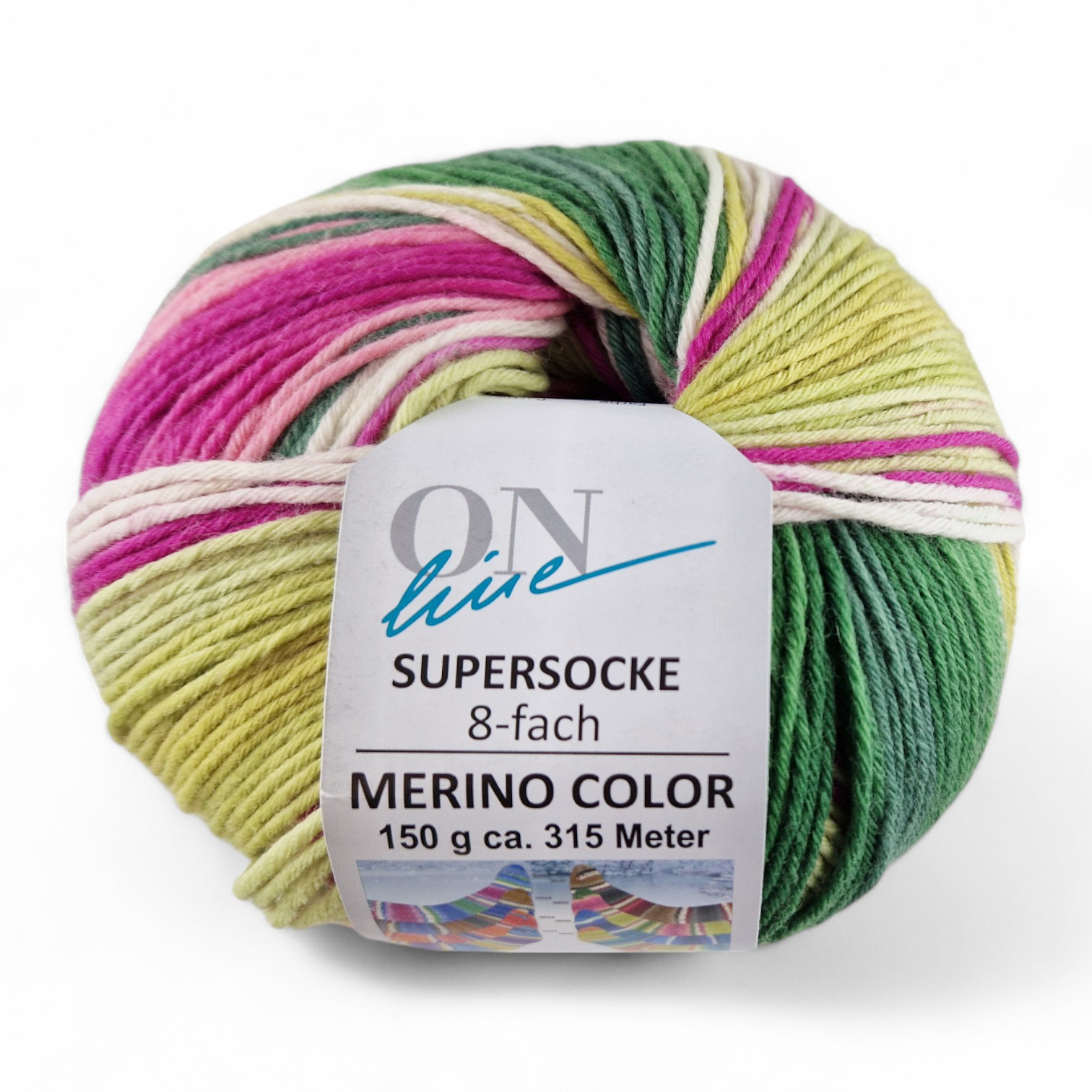 Supersocke 8-fach Merino Sort. 353 Color von ONline